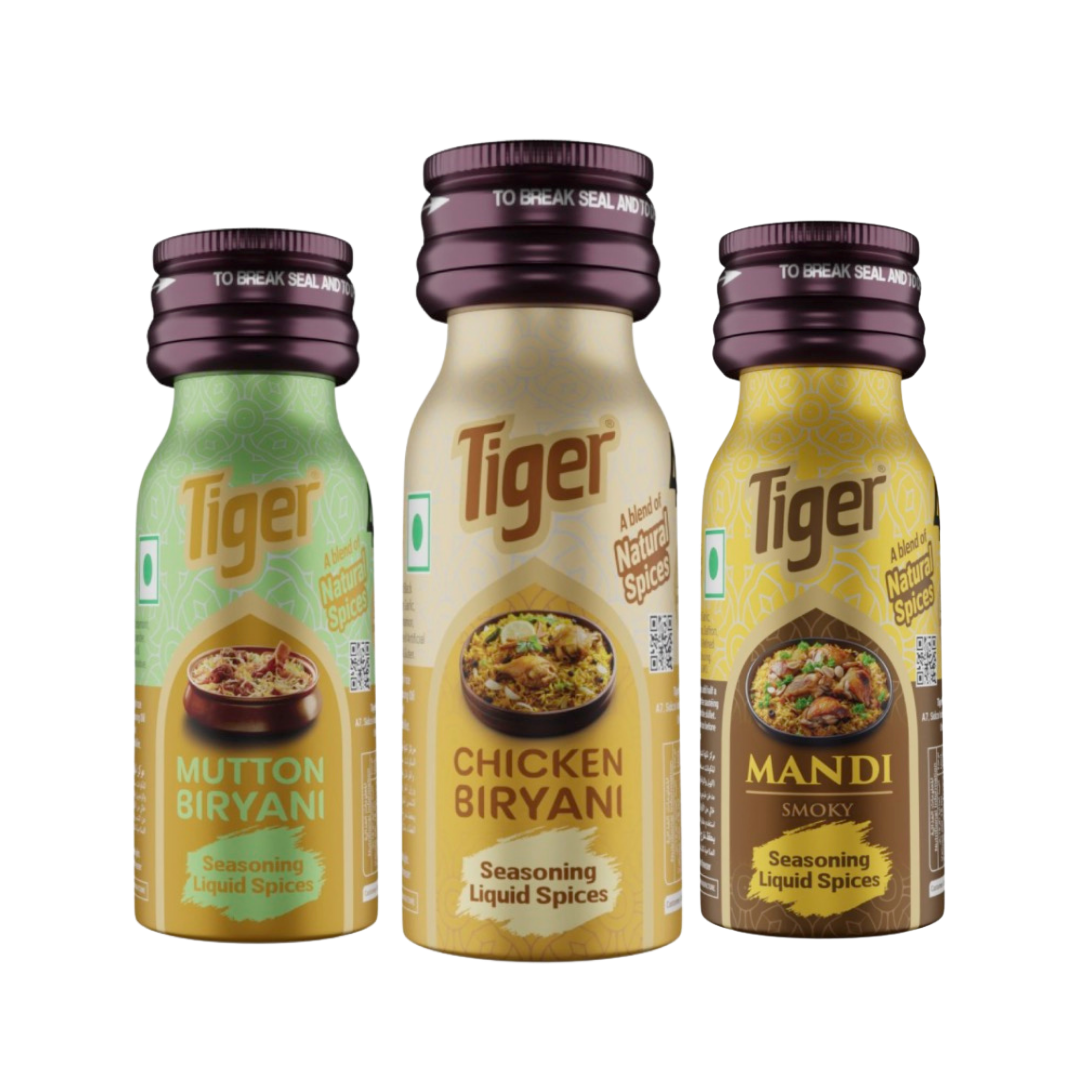 Tiger Seasoning Liquid Spices range